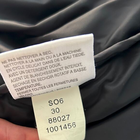 Y2K The North Face 700 Nuptse Down Puffer Vest Blue Black Y2K Streetwear LG - Picture 12 of 16